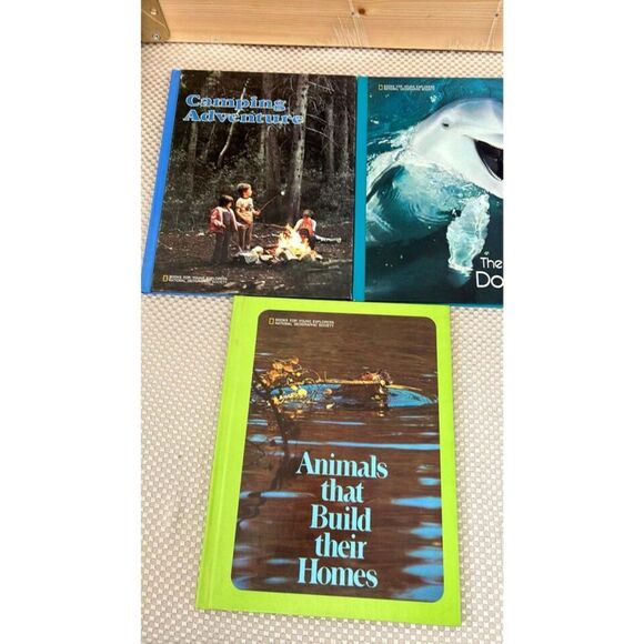 Vintage National geographic Books For Young Explorlers Set of 6 - Picture 2 of 16
